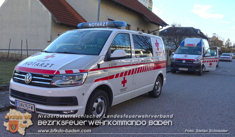 20240203 Brandeinsatz in Bad Voeslau - 3 Todesopfer in der Brandwohnung gefunden   Foto: Stefan Schneider BFKDO BADEN