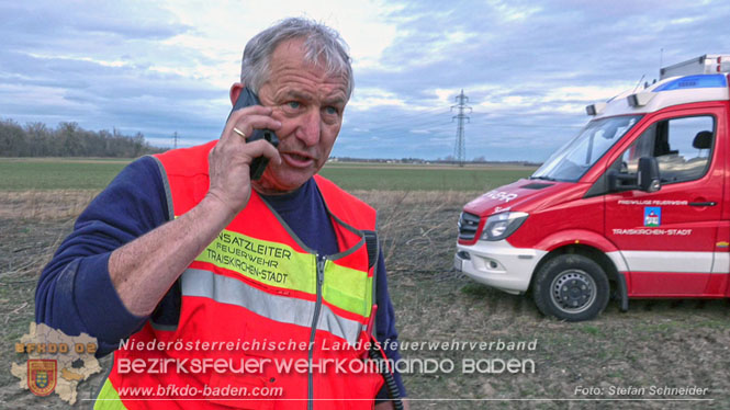 20240208 Sattelzug kollidiert mit Aspangbahn bei Traiskirchen Foto: Stefan Schneider BFKDO BADEN 20240208 Sattelzug kollidiert mit Aspangbahn bei Traiskirchen Foto: Stefan Schneider BFKDO BADEN