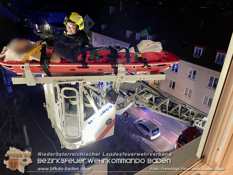 20240210 20240210 Zweimal Türöffnung nach Unfall in Wohnung in Baden bei selber Adresse Foto: Freiwillige Feuerwehr Baden-Stadt 20240210 20240210 Zweimal Türöffnung nach Unfall in Wohnung in Baden bei selber Adresse Foto: Freiwillige Feuerwehr Baden-Stadt