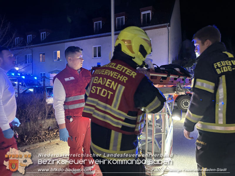 20240210 20240210 Zweimal Türöffnung nach Unfall in Wohnung in Baden bei selber Adresse   Foto: Freiwillige Feuerwehr Baden-Stadt