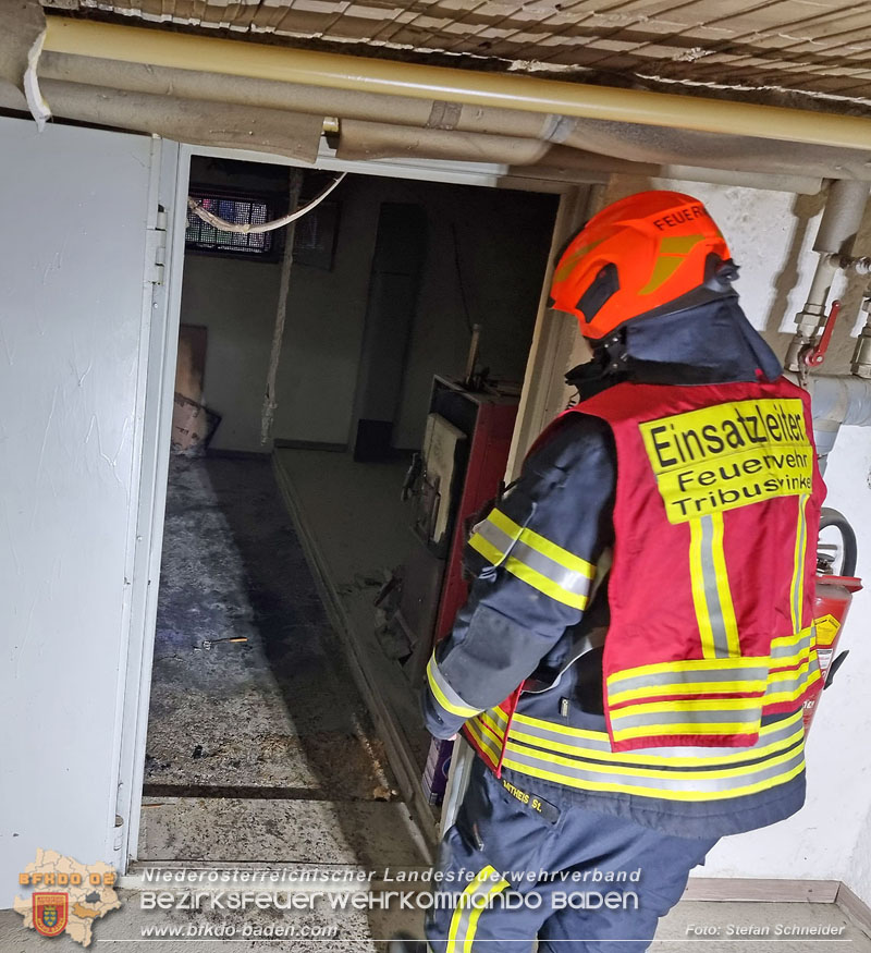 20240215 Kellerbrand im Einfamilienhaus in Tribuswinkel  Foto: Stefan Schneider