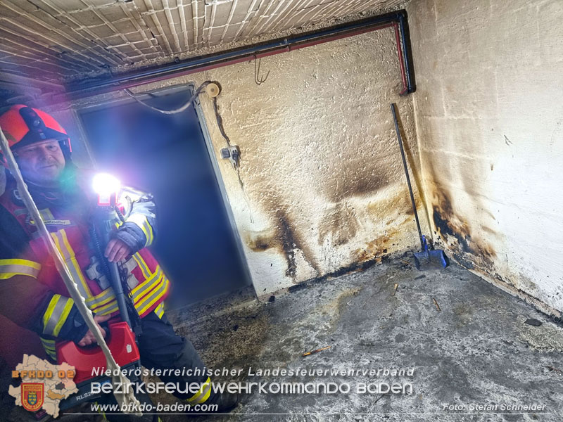 20240215 Kellerbrand im Einfamilienhaus in Tribuswinkel  Foto: Stefan Schneider