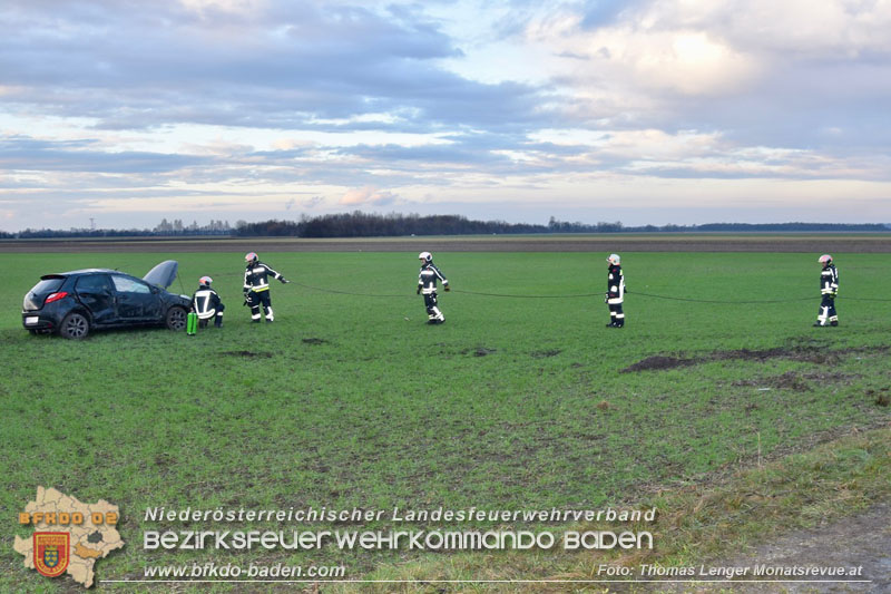 20240217 Fahrzeugüberschlag auf der B60 mit 3 Verletzten  Foto: Thomas Lenger Monatsrevue.at
