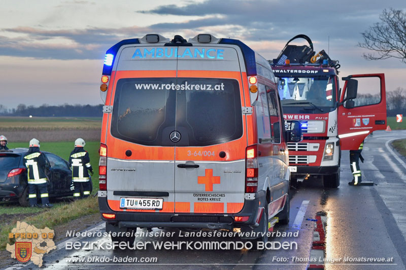 20240217 Fahrzeugüberschlag auf der B60 mit 3 Verletzten  Foto: Thomas Lenger Monatsrevue.at