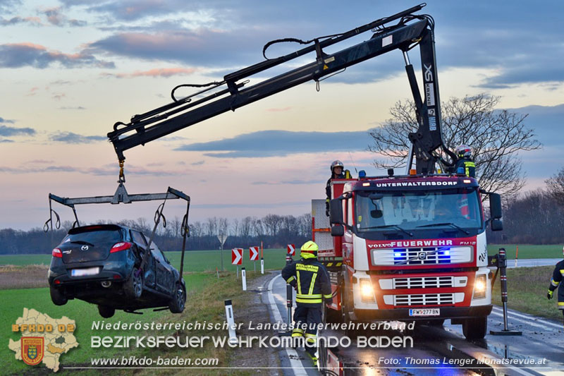 20240217 Fahrzeugüberschlag auf der B60 mit 3 Verletzten  Foto: Thomas Lenger Monatsrevue.at
