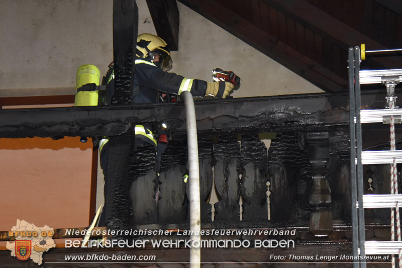 20240221 Balkonbrand in Weigelsdorf  Foto: Thomas Lenger Monatsrevue.at