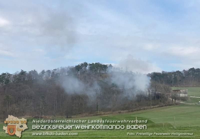 20240318 Brand auf einem Lagerplatz in Gutental  Foto: Freiwillige Feuerwehr Heiligenkreuz