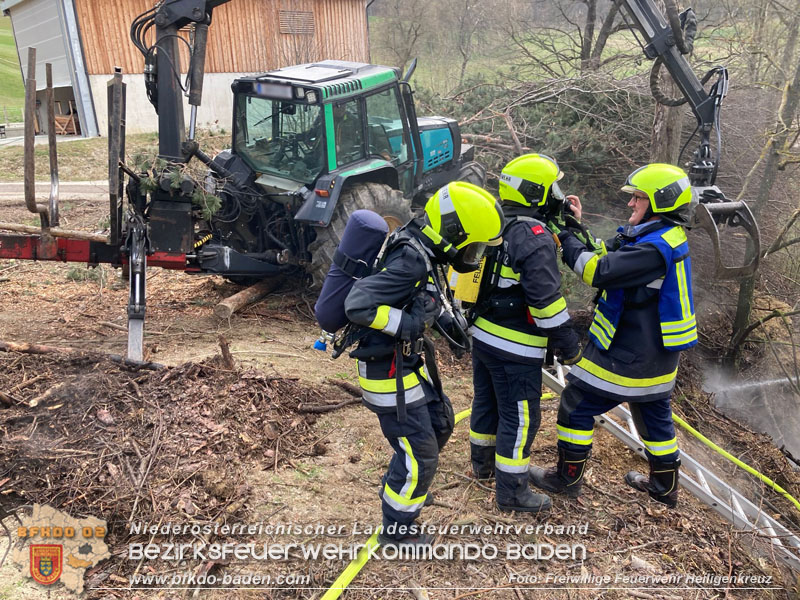 20240318 Brand auf einem Lagerplatz in Gutental Foto: Freiwillige Feuerwehr Heiligenkreuz