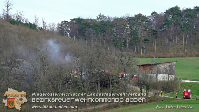 20240318 Brand auf einem Lagerplatz in Gutental Foto: Stefan Schneider BFKDO BADEN