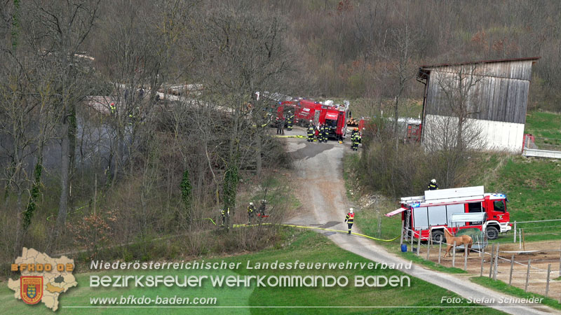 20240318 Brand auf einem Lagerplatz in Gutental Foto: Stefan Schneider BFKDO BADEN