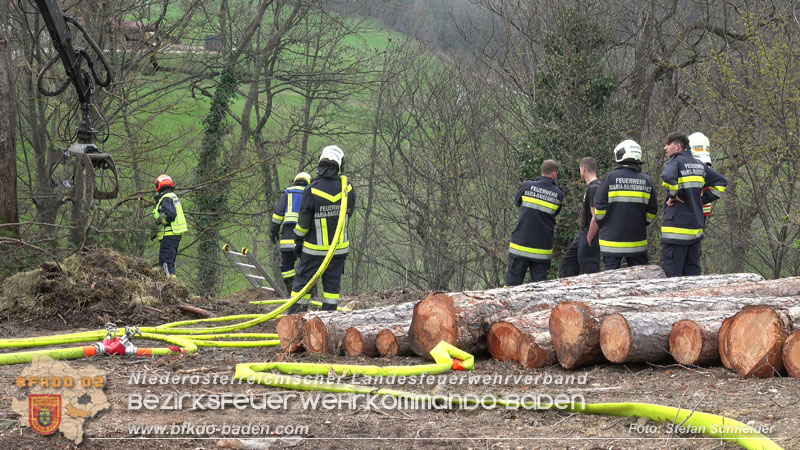 20240318 Brand auf einem Lagerplatz in Gutental Foto: Stefan Schneider BFKDO BADEN