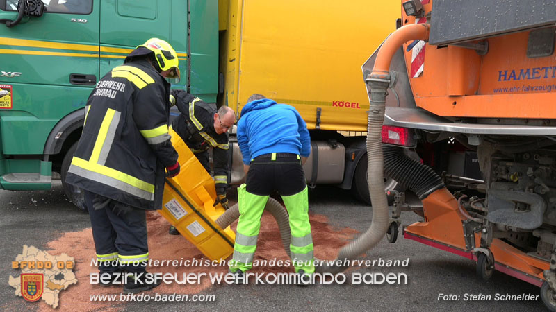 20240322 Dieselaustritt aus LKW auf Firmengelände Foto: Stefan Schneider BFKDO BADEN
