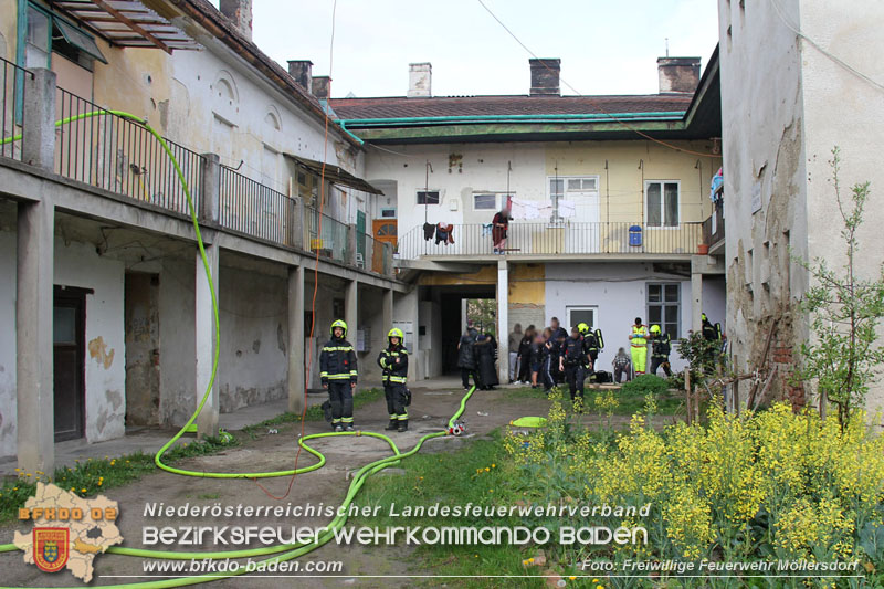 20240406 Wohnungsvollbrand in Moellersdorf  Foto: Freiwillige Feuerwehr Moellersdorf