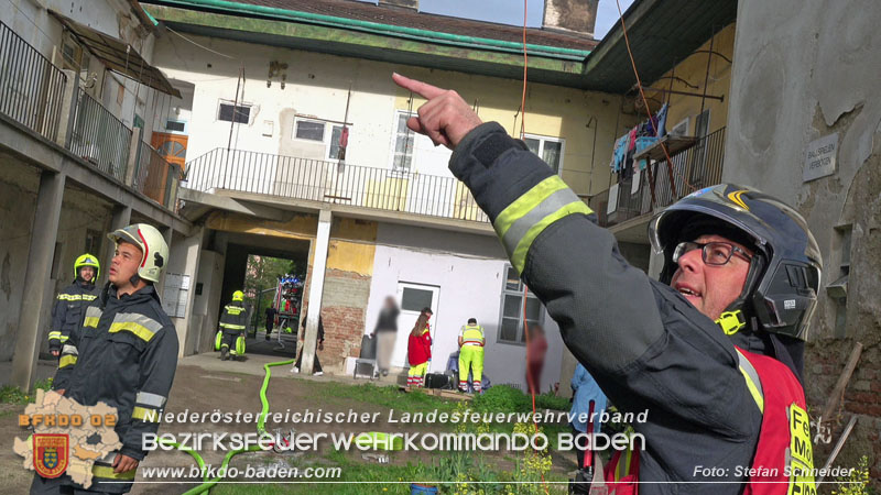 20240406 Wohnungsvollbrand in Moellersdorf  Foto: Stefan Schneider BFKDO BADEN