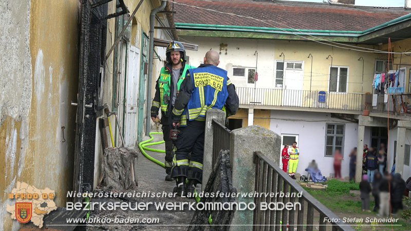 20240406 Wohnungsvollbrand in Moellersdorf  Foto: Stefan Schneider BFKDO BADEN