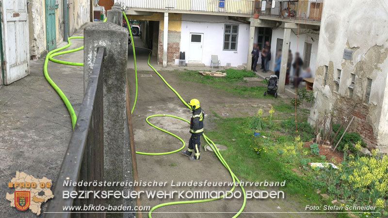 20240406 Wohnungsvollbrand in Moellersdorf  Foto: Stefan Schneider BFKDO BADEN