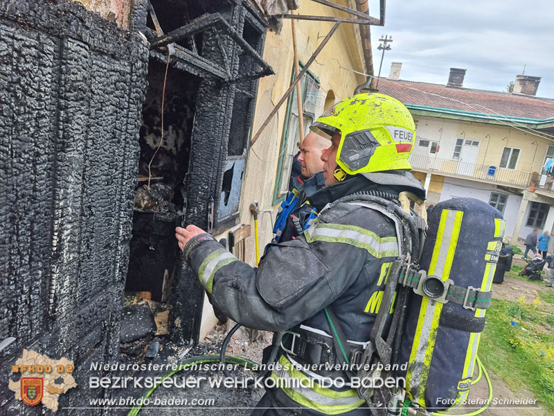 20240406 Wohnungsvollbrand in Moellersdorf  Foto: Stefan Schneider BFKDO BADEN