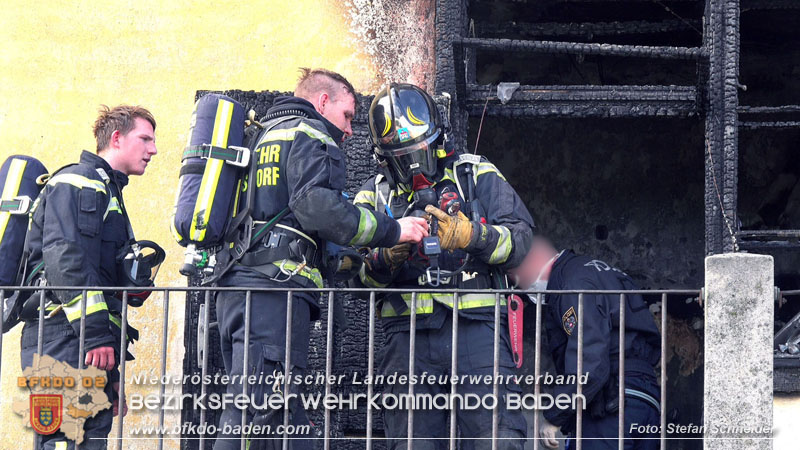 20240406 Wohnungsvollbrand in Moellersdorf  Foto: Stefan Schneider BFKDO BADEN