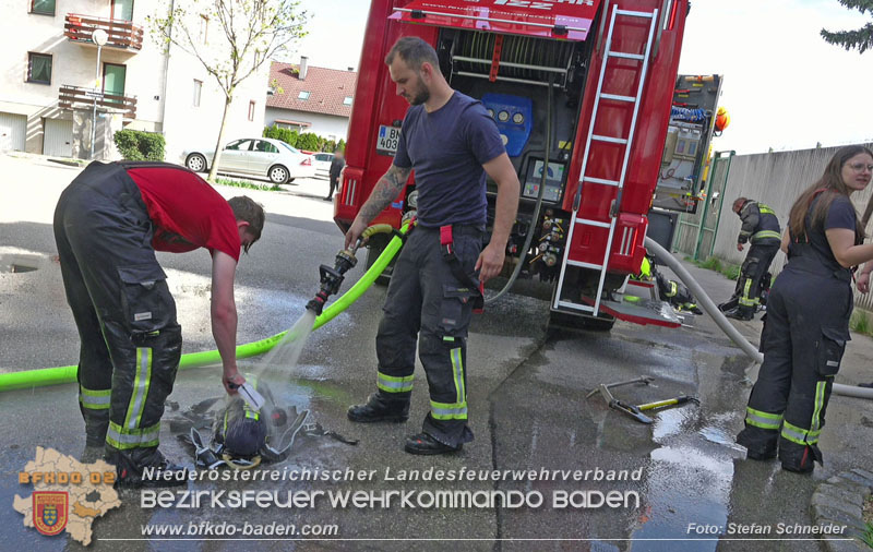 20240406 Wohnungsvollbrand in Moellersdorf  Foto: Stefan Schneider BFKDO BADEN