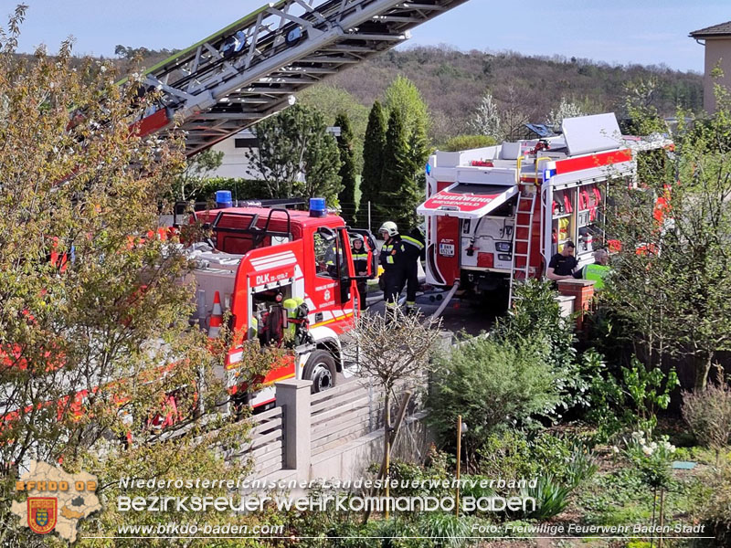 20240406_Dachstuhlbrand eines Einfamilienhauses in Siegenfeld  Foto: Freiwillige Feuerwehr Baden-Stadt