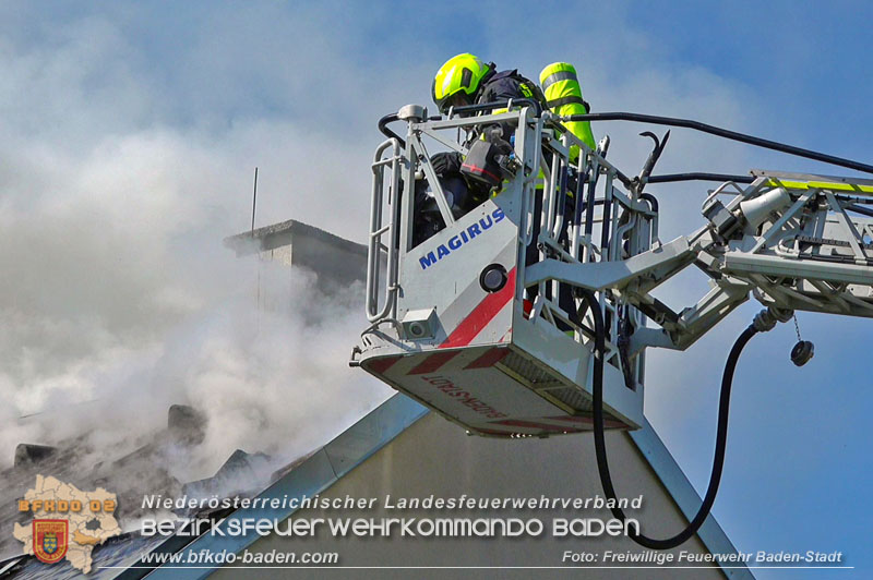 20240406_Dachstuhlbrand eines Einfamilienhauses in Siegenfeld  Foto: Freiwillige Feuerwehr Baden-Stadt