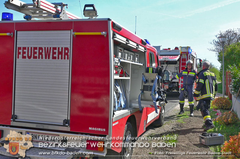 20240406_Dachstuhlbrand eines Einfamilienhauses in Siegenfeld  Foto: Freiwillige Feuerwehr Baden-Stadt