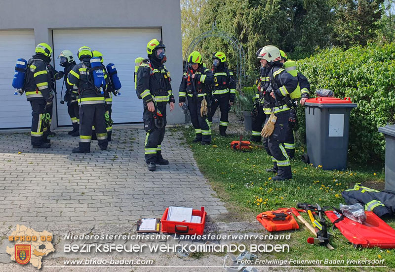 20240406_Dachstuhlbrand eines Einfamilienhauses in Siegenfeld  Foto: Freiwillige Feuerwehr Baden Weikersdorf