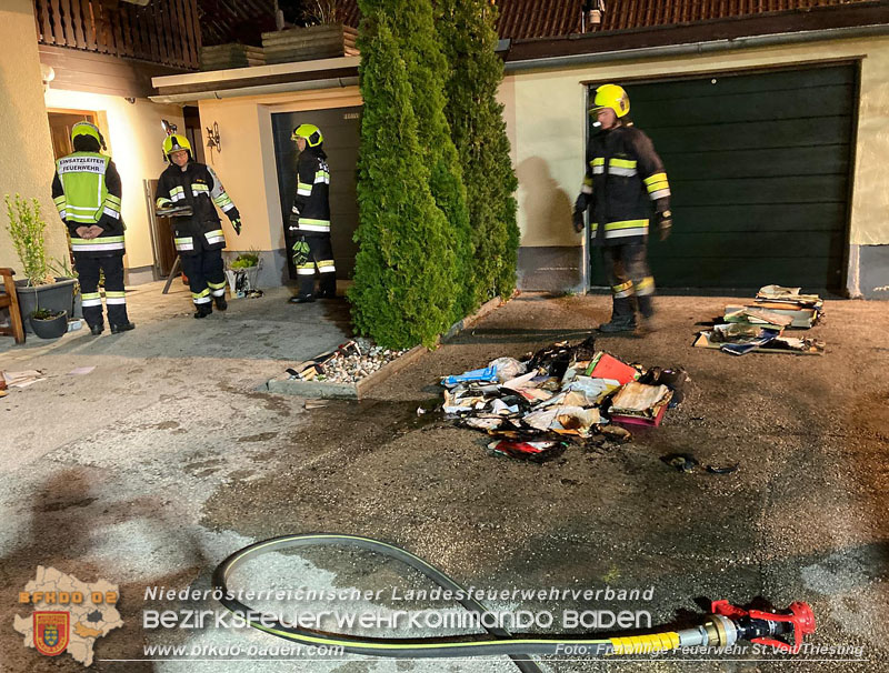 20240409_Brand im Ortsgebiet St.Veit/Triesting  Foto: Freiwillige Feuerwehr St.Veit a.d.Triesting