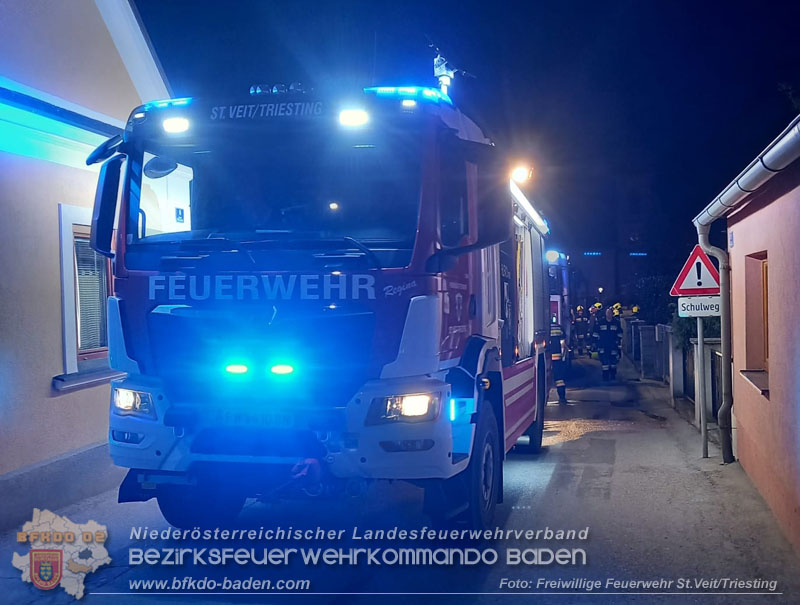 20240409_Brand im Ortsgebiet St.Veit/Triesting  Foto: Freiwillige Feuerwehr St.Veit a.d.Triesting
