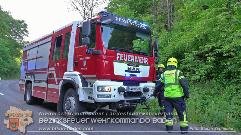 20240430 Alarmierte Personenrettung auf der L4010 zwischen Pfaffstätten und Gaaden Foto: Stefan Schneider BFKDO BADEN 20240430 Alarmierte Personenrettung auf der L4010 zwischen Pfaffstätten und Gaaden Foto: Stefan Schneider BFKDO BADEN