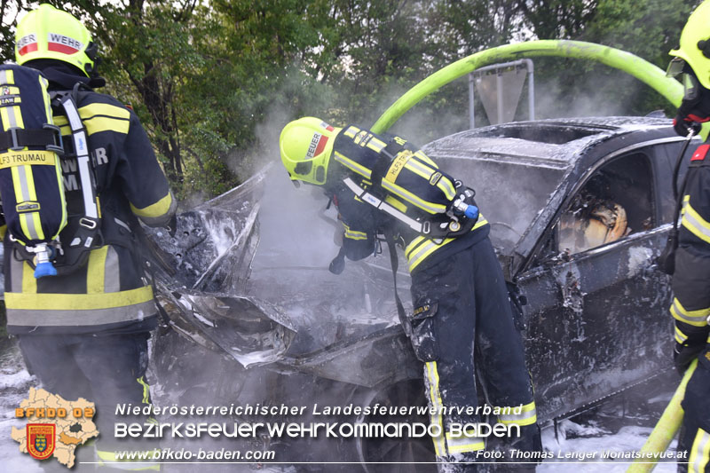 20240503_Pkw auf A3 in Vollbrand  Foto: Thomas Lenger Monatsrevue.at