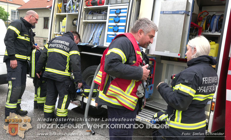 20240503_Überhitzter Ofen sorgt für Feuerwehreinsatz in Pfaffstätten Foto: Stefan Schneider BFKDO BADEN 20240503_Überhitzter Ofen sorgt für Feuerwehreinsatz in Pfaffstätten Foto: Stefan Schneider BFKDO BADEN