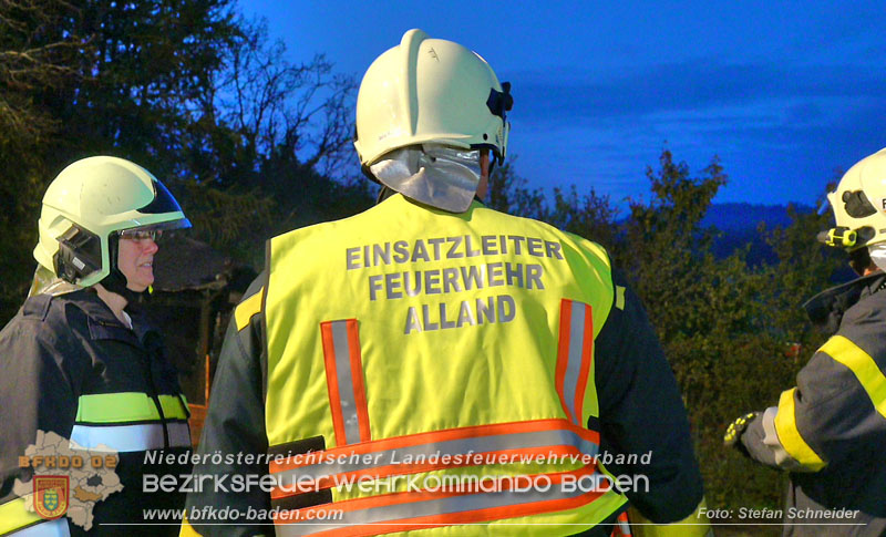 20240512_Vollbrand einer Gartenhütte in Alland Foto: Stefan Schneider BFKDO BADEN 20240512_Vollbrand einer Gartenhütte in Alland Foto: Stefan Schneider BFKDO BADEN