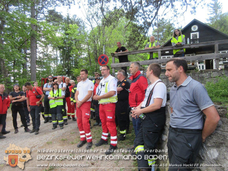 20240514 Erfolgreiche bezirksübergreifende Personensuche Pernitz-Pottenstein Am Hals  Foto: ASB Markus Hackl FF Pottenstein