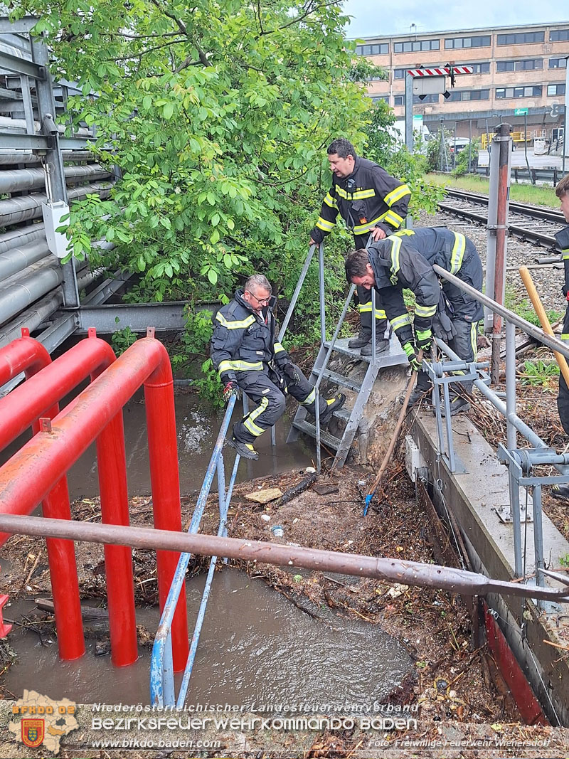 20240517_Verklausung lösen nach Starkregen Foto: Freiwillige Feuerwehr Wienersdorf 20240517_Verklausung lösen nach Starkregen Foto: Freiwillige Feuerwehr Wienersdorf