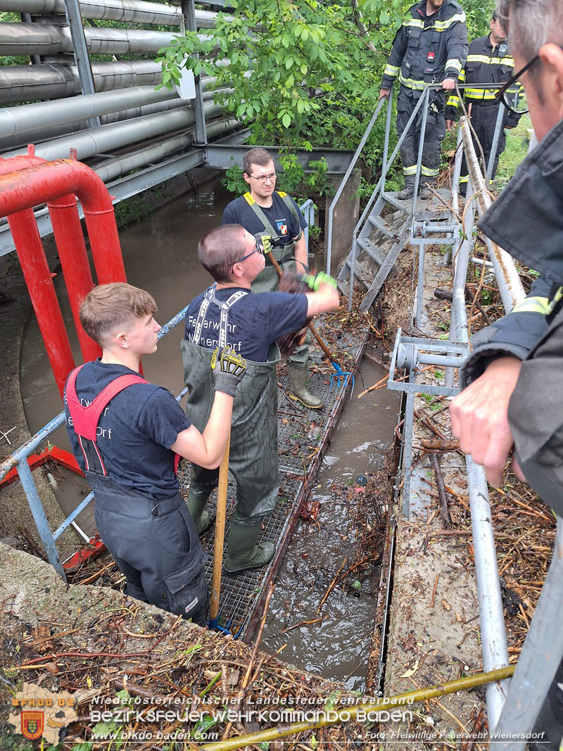 20240517_Verklausung lösen nach Starkregen Foto: Freiwillige Feuerwehr Wienersdorf 20240517_Verklausung lösen nach Starkregen Foto: Freiwillige Feuerwehr Wienersdorf