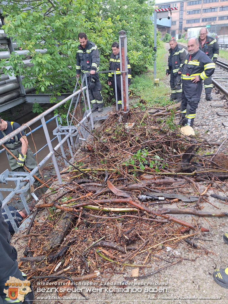 20240517_Verklausung lösen nach Starkregen   Foto: Freiwillige Feuerwehr Wienersdorf