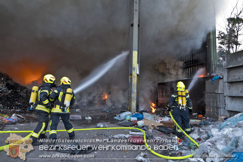 20240616_Brand in einem Abfallwirtschaftsbetrieb in Traiskirchen Ortsteil Wienersdorf Foto: Stefan Schneider BFKDO BADEN 20240616_Brand in einem Abfallwirtschaftsbetrieb in Traiskirchen Ortsteil Wienersdorf Foto: Stefan Schneider BFKDO BADEN