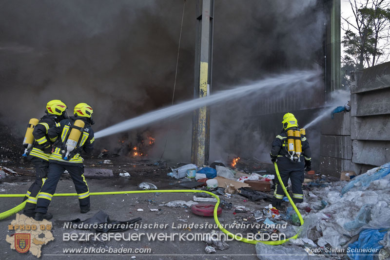 20240616_Brand in einem Abfallwirtschaftsbetrieb in Traiskirchen Ortsteil Wienersdorf Foto: Stefan Schneider BFKDO BADEN 20240616_Brand in einem Abfallwirtschaftsbetrieb in Traiskirchen Ortsteil Wienersdorf Foto: Stefan Schneider BFKDO BADEN