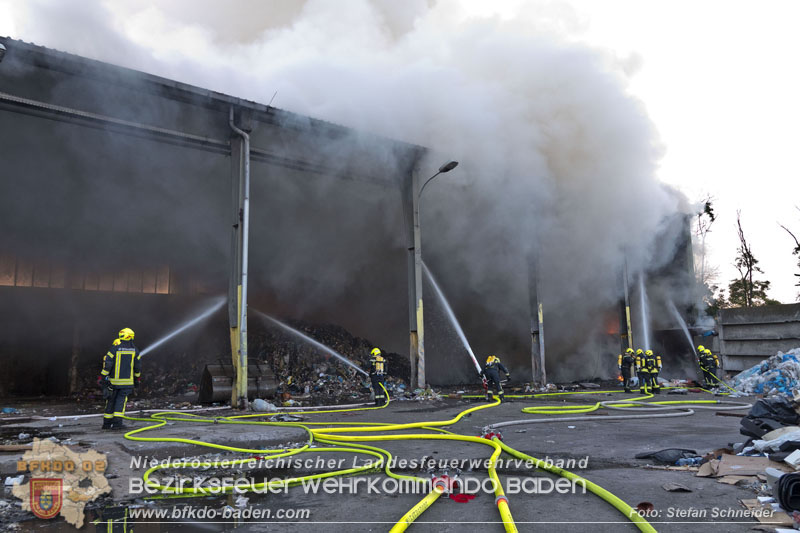 20240616_Brand in einem Abfallwirtschaftsbetrieb in Traiskirchen Ortsteil Wienersdorf Foto: Stefan Schneider BFKDO BADEN 20240616_Brand in einem Abfallwirtschaftsbetrieb in Traiskirchen Ortsteil Wienersdorf Foto: Stefan Schneider BFKDO BADEN