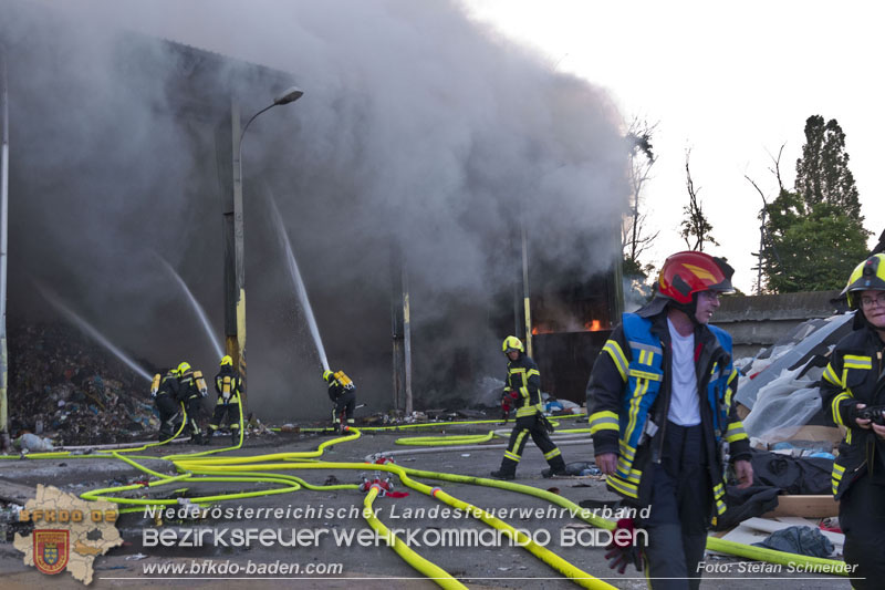 20240616_Brand in einem Abfallwirtschaftsbetrieb in Traiskirchen Ortsteil Wienersdorf Foto: Stefan Schneider BFKDO BADEN 20240616_Brand in einem Abfallwirtschaftsbetrieb in Traiskirchen Ortsteil Wienersdorf Foto: Stefan Schneider BFKDO BADEN
