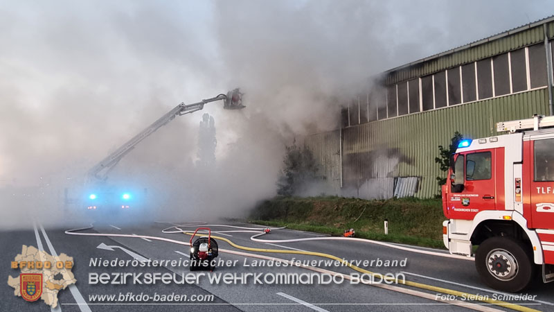 20240616_Brand in einem Abfallwirtschaftsbetrieb in Traiskirchen Ortsteil Wienersdorf Foto: Stefan Schneider BFKDO BADEN 20240616_Brand in einem Abfallwirtschaftsbetrieb in Traiskirchen Ortsteil Wienersdorf Foto: Stefan Schneider BFKDO BADEN