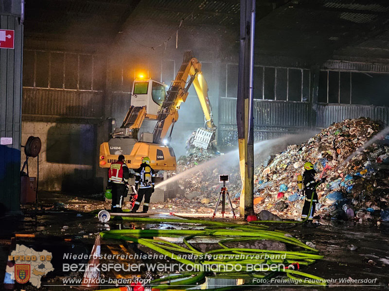 20240616_Brand in einem Abfallwirtschaftsbetrieb in Traiskirchen Ortsteil Wienersdorf Foto: Alexander Umschaden FF Wienersdorf 20240616_Brand in einem Abfallwirtschaftsbetrieb in Traiskirchen Ortsteil Wienersdorf Foto: Alexander Umschaden FF Wienersdorf