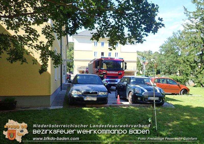 20240617 Stubentieger aus gekippten Fenster befreit  Foto: Freiwillige Feuerwehr Gainfarn