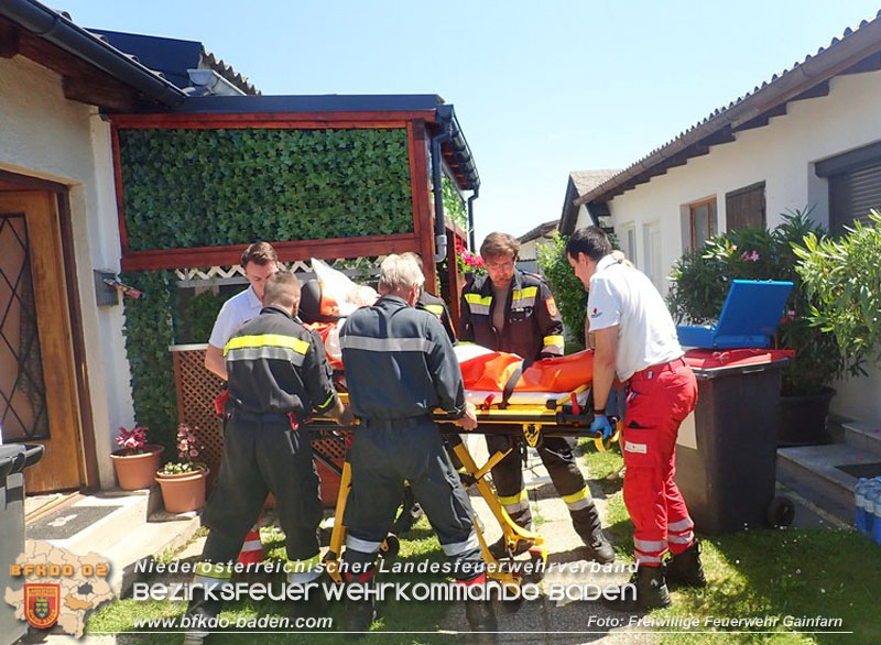 202406218_Türöffnung mit Menschenrettung in Gainfarn  Foto: Freiwillige Feuerwehr Gainfarn