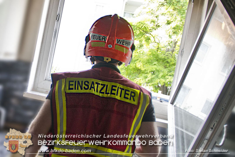 20240706_Küchenbrand in Mehrparteinwohnhaus in Bad Vöslau  Foto: Stefan Schneider BFKDO BADEN