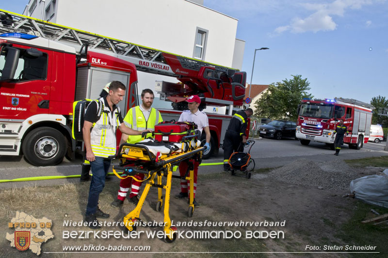 20240706_Küchenbrand in Mehrparteinwohnhaus in Bad Vöslau  Foto: Stefan Schneider BFKDO BADEN