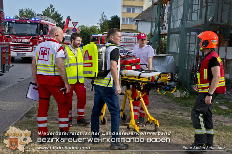 20240706_Küchenbrand in Mehrparteinwohnhaus in Bad Vöslau  Foto: Stefan Schneider BFKDO BADEN