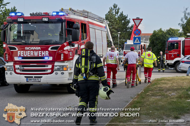 20240706_Küchenbrand in Mehrparteinwohnhaus in Bad Vöslau Foto: Stefan Schneider BFKDO BADEN
