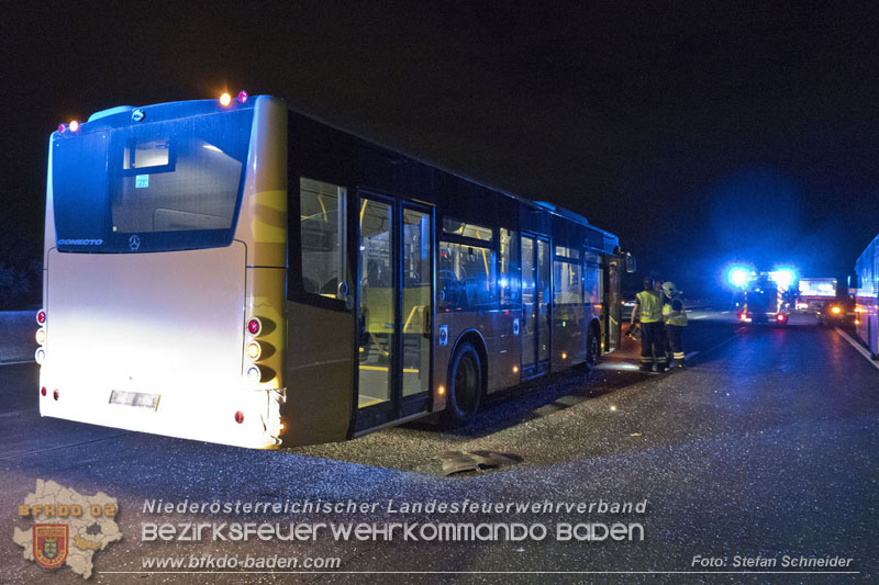 20240715_Verkehrsunfall auf der A2 - Bus gegen PKW Foto: Stefan Schneider BFKDO BADEN 20240715_Verkehrsunfall auf der A2 - Bus gegen PKW Foto: Stefan Schneider BFKDO BADEN